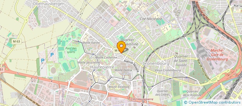 localisation de l'entreprise MONSIEUR HILMI CAMDAL  STRASBOURG