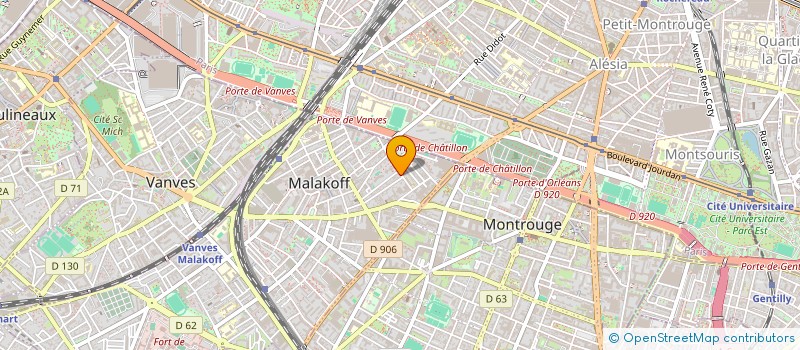 localisation de l'entreprise MONSIEUR HILMI OSSOR  COLOMBES