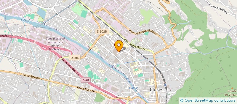 localisation de l'entreprise MONSIEUR HILMI ROUAISSI à CLUSES