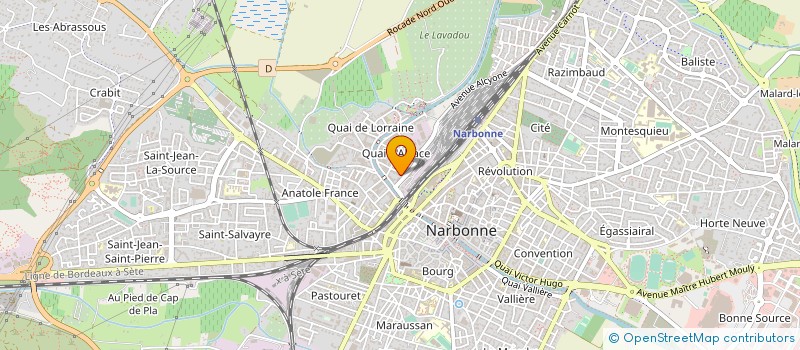 localisation de l'entreprise MONSIEUR HIMAD EL GHAFFOULI à NARBONNE