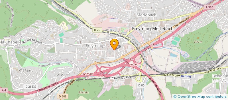 localisation de l'entreprise MONSIEUR HIMMET SOGUT  FREYMING-MERLEBACH