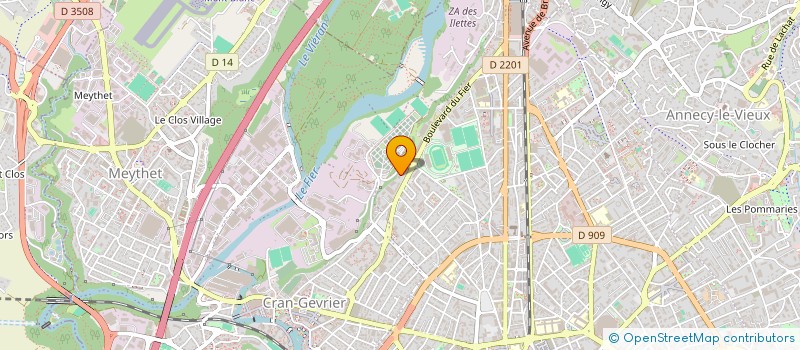 localisation de l'entreprise MONSIEUR HIMZO HADZIKIC  ANNECY