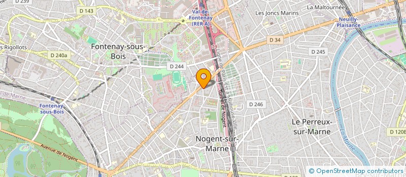 localisation de l'entreprise MONSIEUR HIND OUCHNI  NOGENT-SUR-MARNE