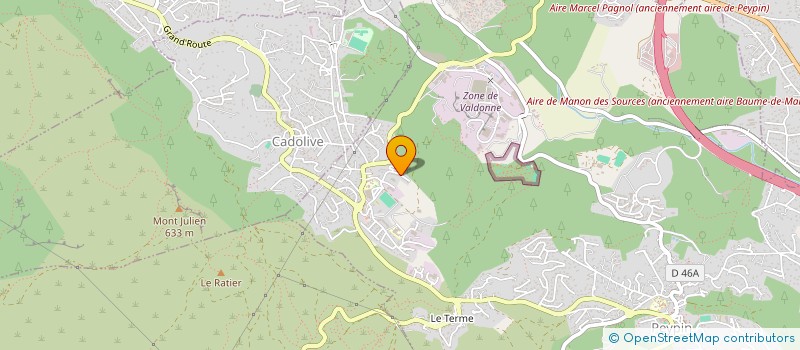 localisation de l'entreprise MONSIEUR HINDI CAVRET  PEYPIN