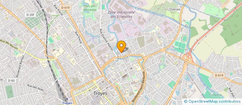 localisation de l'entreprise MONSIEUR HINSARMU ABDELA MOHAMED  TROYES