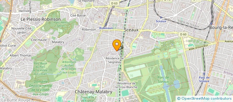 localisation de l'entreprise MONSIEUR HIOLISOA ANDRIANASOLO à SCEAUX