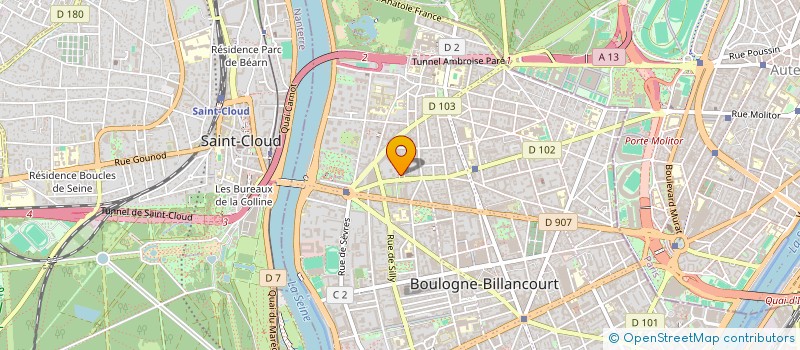 localisation de l'entreprise MONSIEUR HION CISSE à BOULOGNE-BILLANCOURT