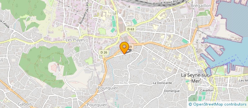 localisation de l'entreprise MONSIEUR HIPPOLITE MENDY  LA SEYNE-SUR-MER