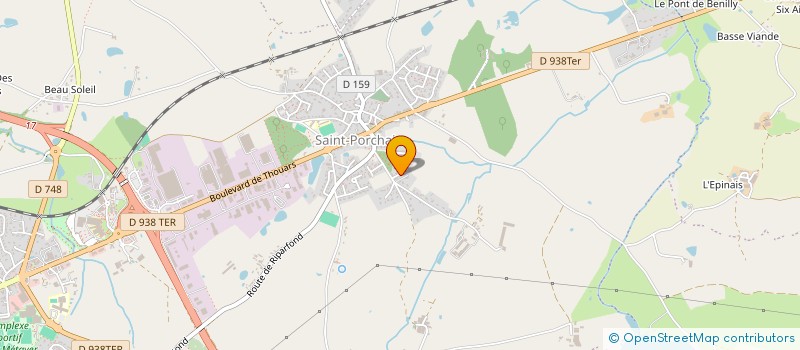 localisation de l'entreprise MONSIEUR HIPPOLYTE AUGER  BRESSUIRE