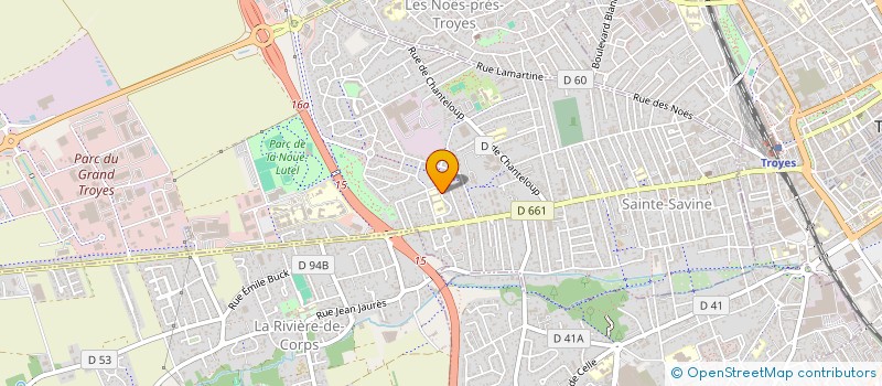 localisation de l'entreprise MONSIEUR HIPPOLYTE BERGAMASCHI  SAINTE-SAVINE