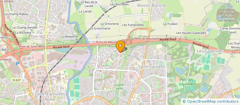 localisation de l'entreprise MONSIEUR HIPPOLYTE BERTHOME  RENNES