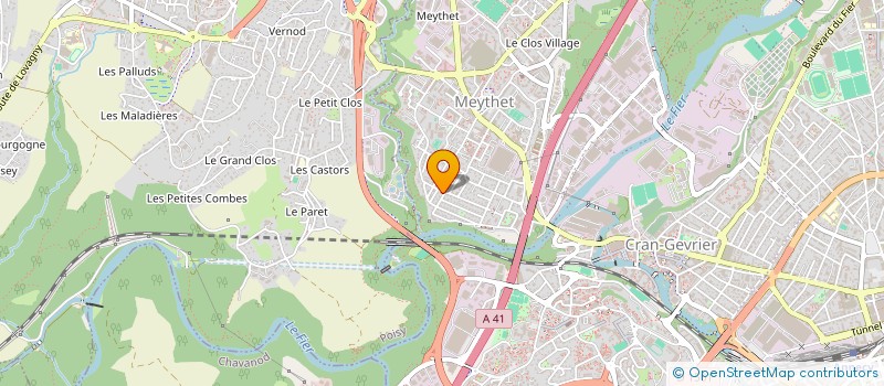 localisation de l'entreprise MONSIEUR HIPPOLYTE BEVILLARD à ANNECY