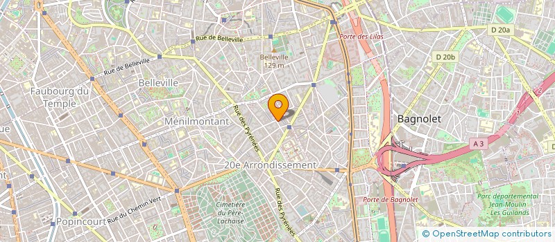 localisation de l'entreprise MONSIEUR HIPPOLYTE BROUD  PARIS