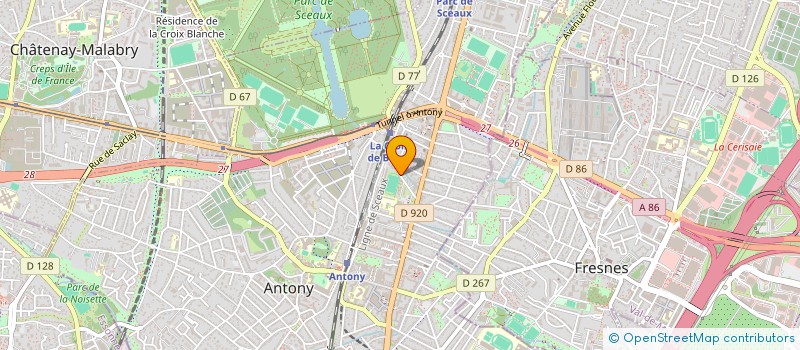 localisation de l'entreprise MONSIEUR HIPPOLYTE COURTY à ANTONY