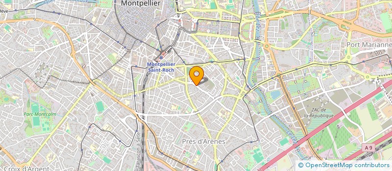 localisation de l'entreprise MONSIEUR HIPPOLYTE CROUZIER à MONTPELLIER