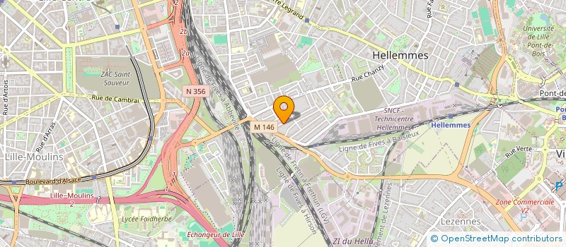 localisation de l'entreprise MONSIEUR HIPPOLYTE DELBARRE à LILLE