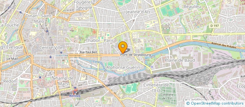 localisation de l'entreprise MONSIEUR HIPPOLYTE DESFONDS  RENNES