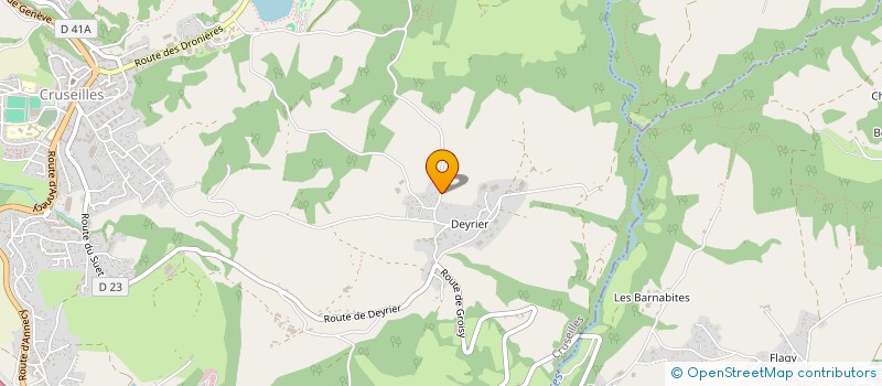 localisation de l'entreprise MONSIEUR HIPPOLYTE FONTAINE  CRUSEILLES