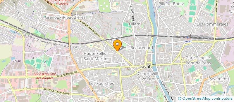 localisation de l'entreprise MONSIEUR HIPPOLYTE GARNIER à LAVAL