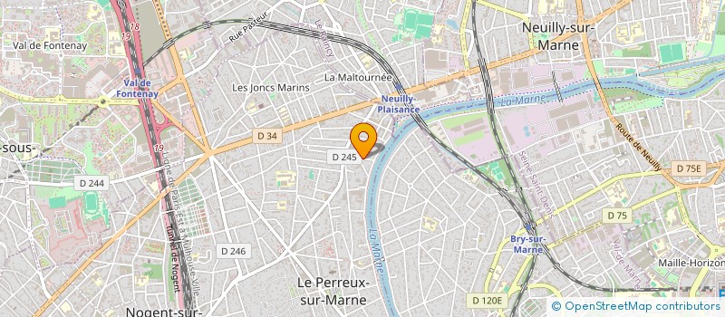 localisation de l'entreprise MONSIEUR HIPPOLYTE GUASP à LE PERREUX-SUR-MARNE