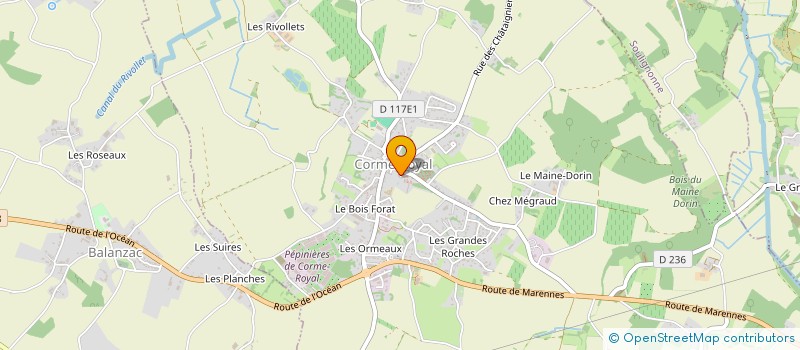 localisation de l'entreprise MONSIEUR HIPPOLYTE HERPIN à CORME-ROYAL