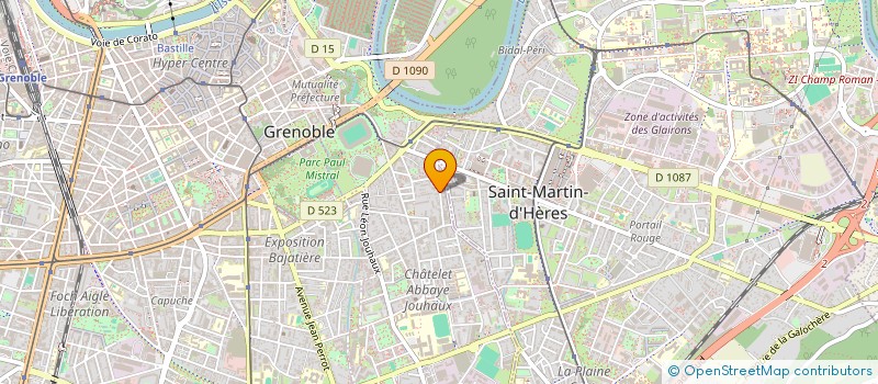 localisation de l'entreprise MONSIEUR HIPPOLYTE HOUSSET à GRENOBLE