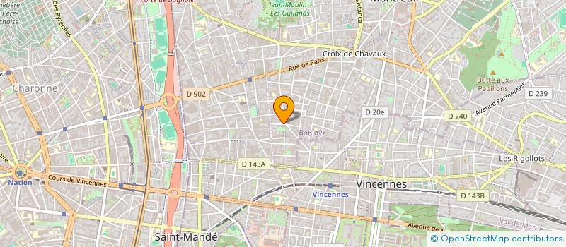 localisation de l'entreprise MONSIEUR HIPPOLYTE JOANNON à MONTREUIL