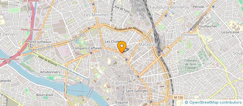 localisation de l'entreprise MONSIEUR HIPPOLYTE MICHEL-DALES  TOULOUSE