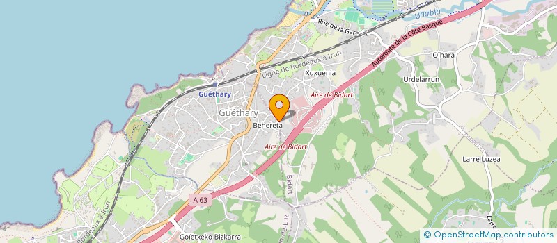 localisation de l'entreprise MONSIEUR HIPPOLYTE MILLET à BIDART