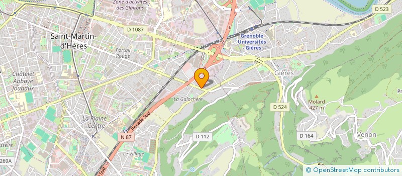 localisation de l'entreprise MONSIEUR HIPPOLYTE NUCCI  SAINT-MARTIN-D'HERES