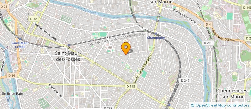 localisation de l'entreprise MONSIEUR HIPPOLYTE PASCAL à SAINT-MAUR-DES-FOSSES