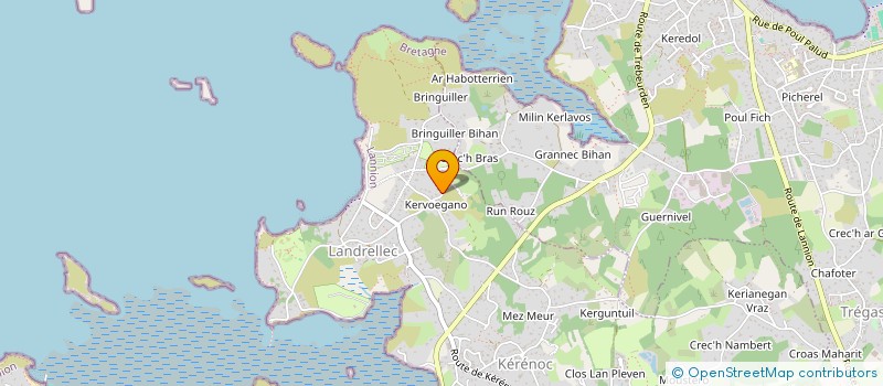 localisation de l'entreprise MONSIEUR HIPPOLYTE PITOISET  PLEUMEUR-BODOU