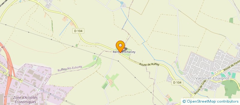 localisation de l'entreprise MONSIEUR HIPPOLYTE POILLOT  RUFFEY-LES-ECHIREY