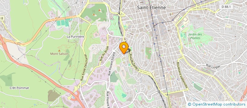 localisation de l'entreprise MONSIEUR HIPPOLYTE POINAS  SAINT-ETIENNE