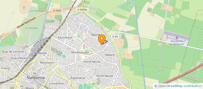 localisation de l'entreprise MONSIEUR HIPPOLYTE SERVIOLE  NARBONNE