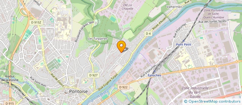 localisation de l'entreprise MONSIEUR HIPPOLYTE SLIOSBERG à PONTOISE