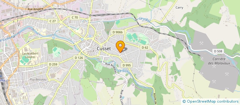 localisation de l'entreprise MONSIEUR HIPPOLYTE SOUCHARD à CUSSET