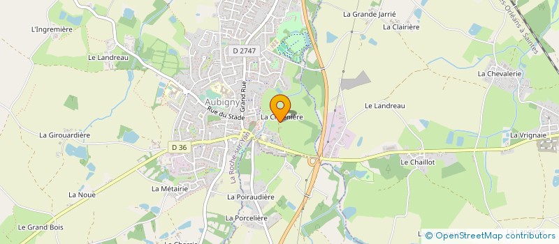 localisation de l'entreprise MONSIEUR HIPPOLYTE TROCHET  AUBIGNY-LES CLOUZEAUX