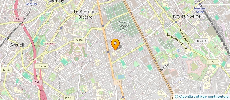 localisation de l'entreprise MONSIEUR HIROHIKO KAMIYA  VILLEJUIF