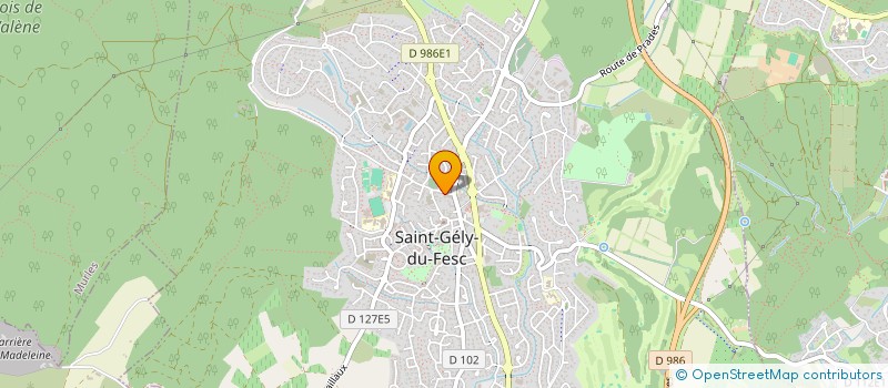 localisation de l'entreprise MONSIEUR HIROTADA KANAMORI  SAINT-GELY-DU-FESC