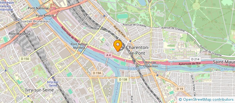 localisation de l'entreprise MONSIEUR HIROYOSHI SHIMADA  CHARENTON-LE-PONT