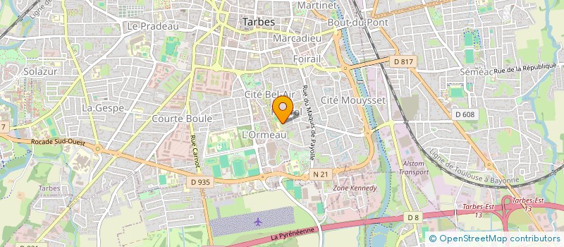 localisation de l'entreprise MONSIEUR HISAMUDDIN SANGI  TARBES