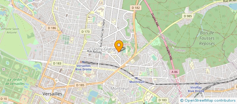 localisation de l'entreprise MONSIEUR HISHAM ARBAOUI  VERSAILLES