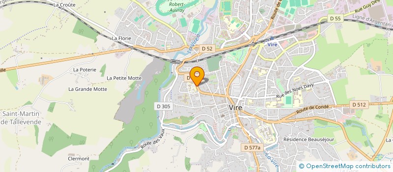 localisation de l'entreprise MONSIEUR HISHAM GAD  VIRE-NORMANDIE