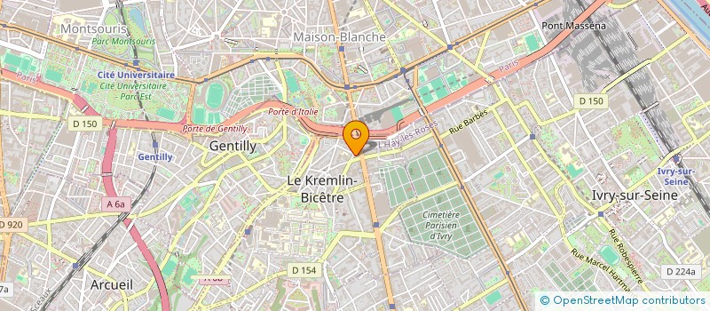 localisation de l'entreprise MONSIEUR HISHAM MOHAMMED  LE KREMLIN-BICETRE