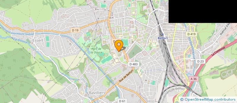 localisation de l'entreprise MONSIEUR HISSA KEBIR à BELFORT
