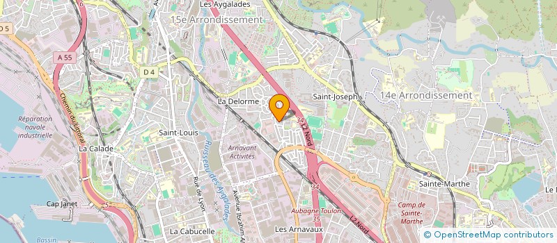 localisation de l'entreprise MONSIEUR HISSAM DAHAM  MARSEILLE