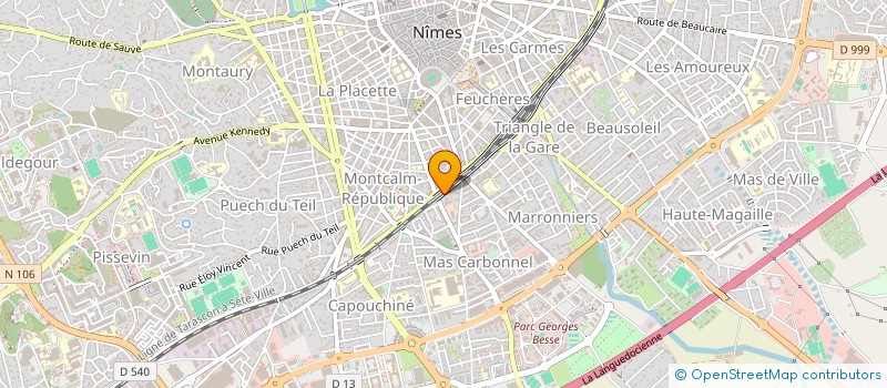 localisation de l'entreprise MONSIEUR HITEM BENATMANE à NIMES