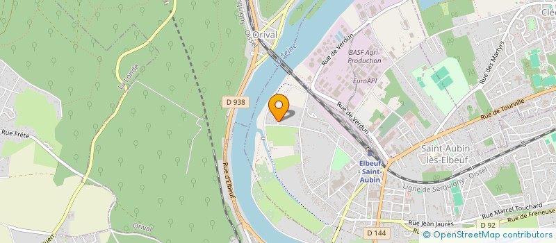 localisation de l'entreprise MONSIEUR HITIAVAE BASTOS  SAINT-AUBIN-LES-ELBEUF