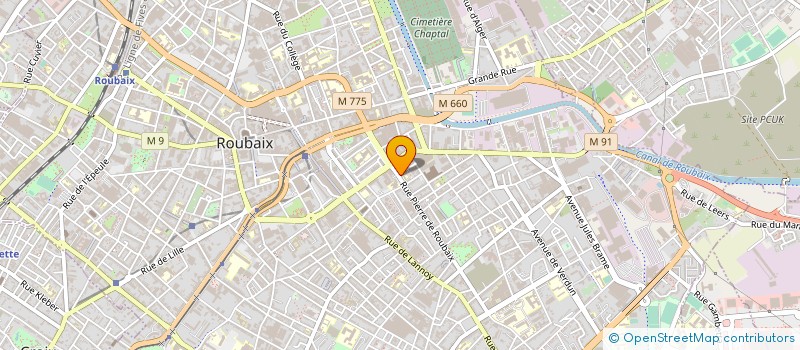 localisation de l'entreprise MONSIEUR HITMAN AMARI à ROUBAIX